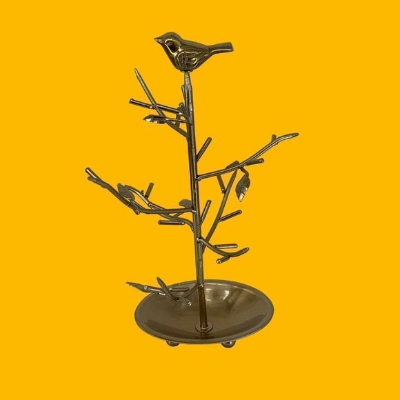 Threshold Jewelry Metal Tree Display Trinket Organize Gold Large 14.5" 3359 - Picture 2 of 11